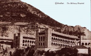 The military hospital in Gibraltar